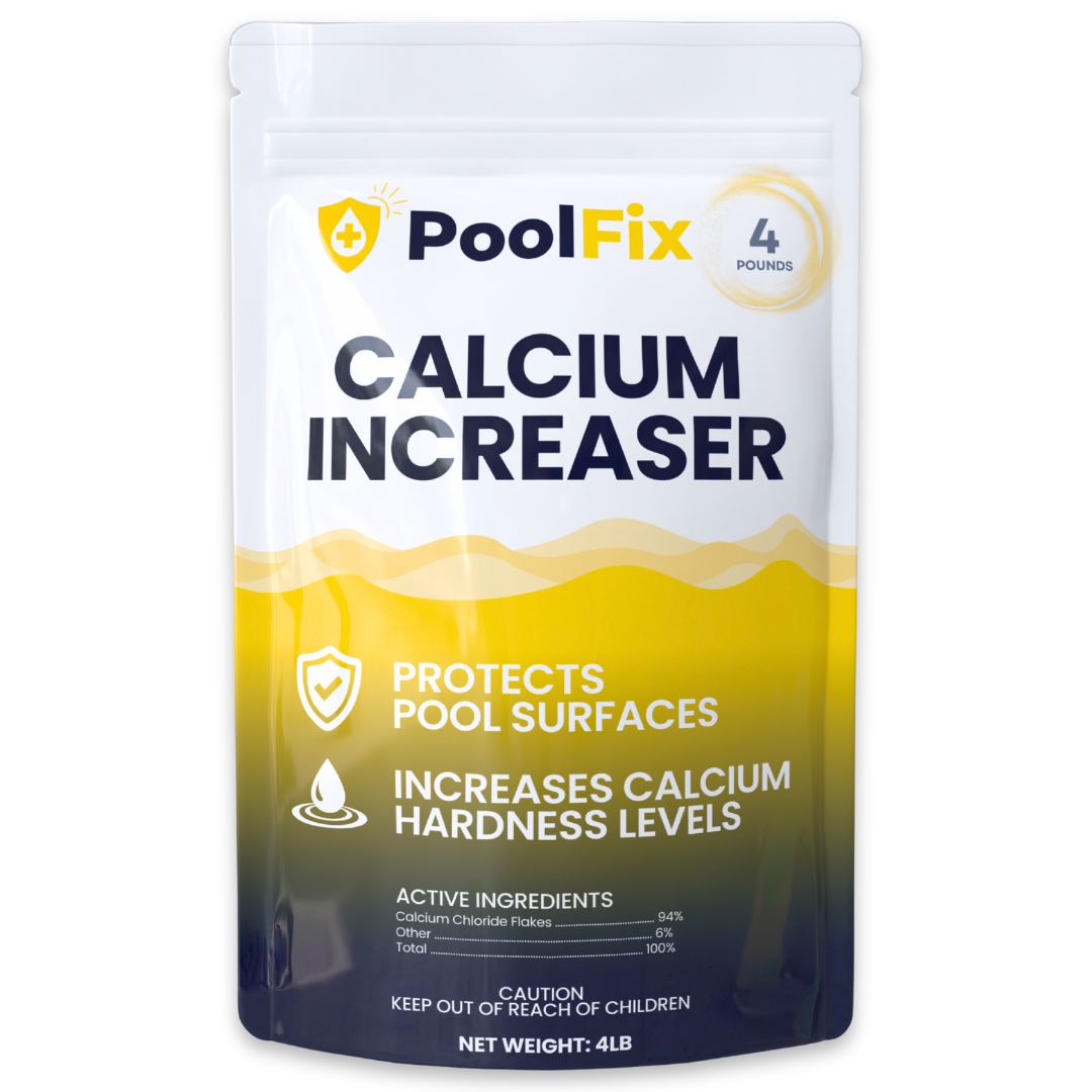 PoolFix Calcium Hardness Increaser – Fast-Acting 94% Calcium Chloride Formula for Balanced Water & Scale Prevention
