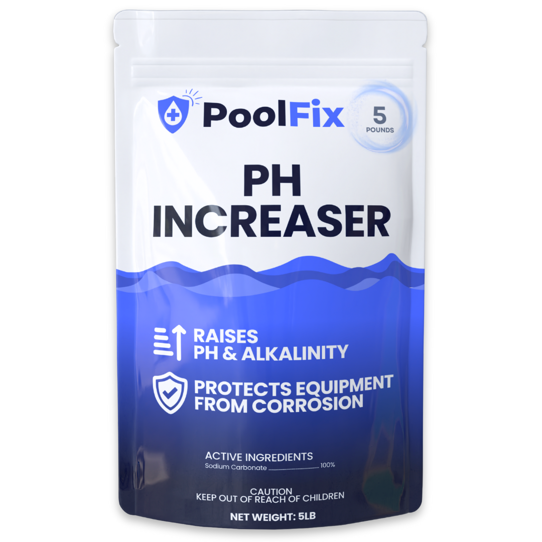 PoolFix pH Increaser for Swimming Pools – Pure Granular Soda Ash to Raise pH Up for Swimming Pools and Alkalinity Booster